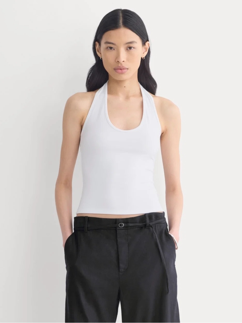 Everlane | Halter Tank in White